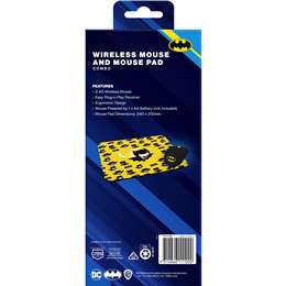 Batman Wireless Mouse & Mouse Pad 