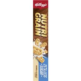 Kellogg's Nutri Grain 25% Less Sugar Vanilla Malt Flavour