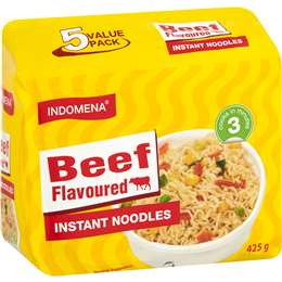 Indomena Instant Noodles Beef Flavoured 85g x 5 pack