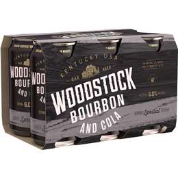 Woodstock Bourbon & Colas 6% Cans