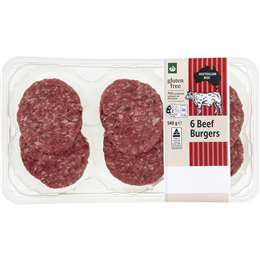 Woolworths Beef Burgers 