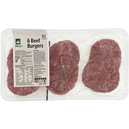 Woolworths Beef Burgers 