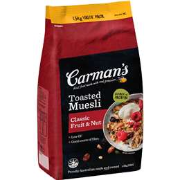 Carman's Toasted Muesli Classic Fruit & Nut