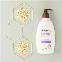 Aveeno Stress Relief Moisturising Body Lotion Sensitive Skin 354ml ...