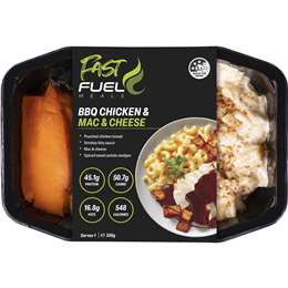 Fast Fuel Bbq Chicken & Mac & Cheese 