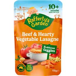Rafferty's Garden Baby Food Pouch Beef & Veg Italian Lasagne 10+ Months 170g