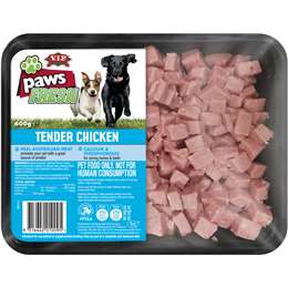 Paws Fresh Adult Chilled Dog Food Diced Tender Chicken