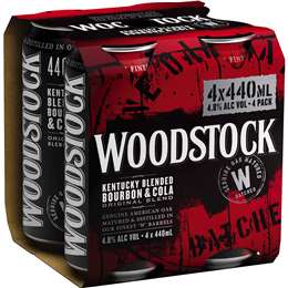 Woodstock Bourbon & Cola Cans
