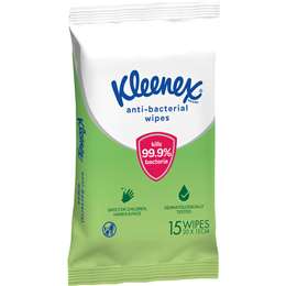 Kleenex Anti-bacterial To-go Wipes Wet Wipes