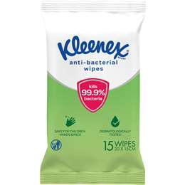 Kleenex Anti-bacterial To-go Wipes Wet Wipes