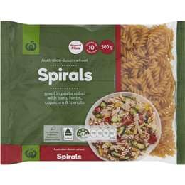 Woolworths Pasta Spirals 500g