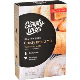 Simply Wize Crusty Bread Mix Gluten Free