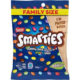 Nestle Smarties Milk Choc Family Size Bag