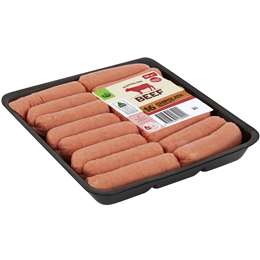 Woolworths Aussie Beef Sausages Chipolatas