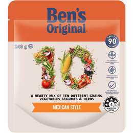 Ben's Original 10+ Microwave Rice Mexican Style 240g