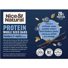 Nice & Natural Blueberry & Vanilla Yogurt Drizzle Bars