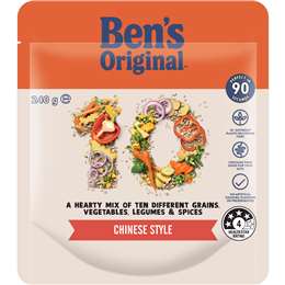 Ben's Original 10+ Microwave Rice Chinese Style 240g