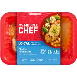My Muscle Chef Chicken Parmigiana With Pumpkin Mash & Vegetables 320g ...