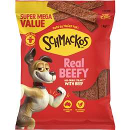 Schmackos Strapz With Beef Value Pack Dog Treats