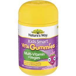 Natures Way Kids Smart Vita Gummies Multi + Vegies