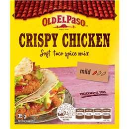 Old El Paso Crispy Chicken Spice Mix Mexican Style