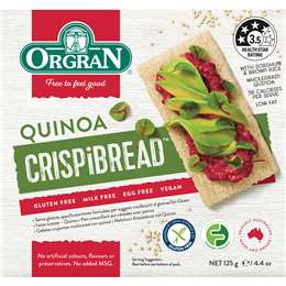 Orgran Quinoa Crispbread Quinoa