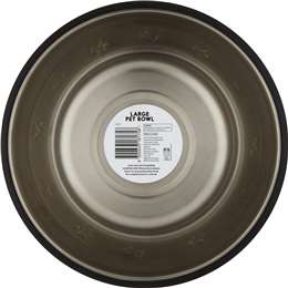 Frankie & Friends Large Pet Bowl Embossed Dog Bowl