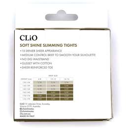 Clio Italian Soft Shine 12d Pantyhose Natural X/tall
