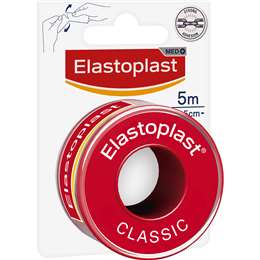Elastoplast Hand Tearable Classic Fixation Tape For Dressings & Wounds 5m