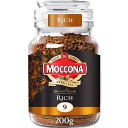 Moccona Freeze Dried Instant Coffee Specialty Blend Rich