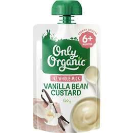 Only Organic 6 Months+ Vanilla Bean Custard