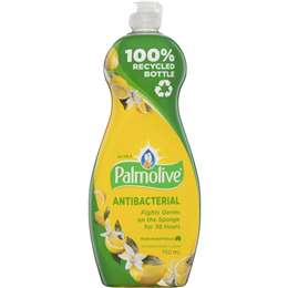 Palmolive Ultra Strength Antibacterial Dishwashing Liquid Lemon 750ml