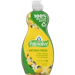 Palmolive Ultra Strength Antibacterial Dishwashing Liquid Lemon 400ml