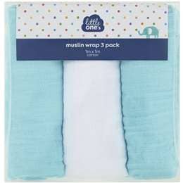 Little One's Muslin Wraps Assorted Muslin