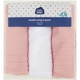 Little One's Muslin Wraps Assorted Muslin