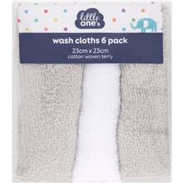 Little One's Baby Wash Cloths Assorted