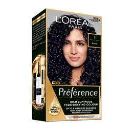 L'Oreal Paris Preference Hair Colour 1 Black each