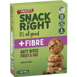 Arnott's Snack Right Oaty Bites Fruit & Oat 6 Pack