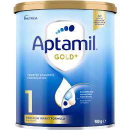 Aptamil Gold+ 1 Baby Infant Formula From Birth To 6 Months 900g