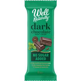 Well Naturally Bars Mint Chocolate Sugar Free 90g