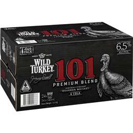 Wild Turkey 101 Bourbon & Cola 6.5% Cans