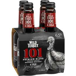 Wild Turkey 101 Bourbon & Cola 6.5% Bottles
