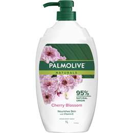 Palmolive Body Wash Shower Gel Naturals Cherry Blossom 1l