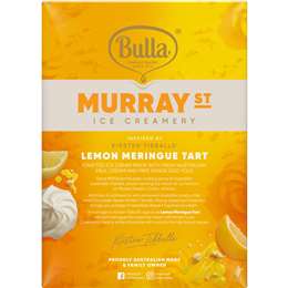 Bulla Murray St Lemon Meringue Tart Ice Creams