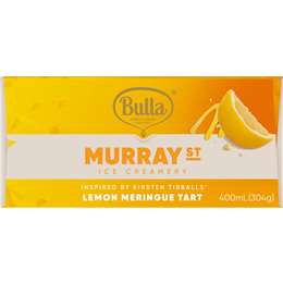 Bulla Murray St Lemon Meringue Tart Ice Creams