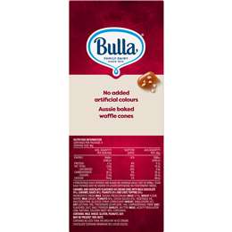 Bulla Creamy Classics Choc Caramel Peanut Ice Cream Cones