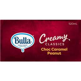 Bulla Creamy Classics Choc Caramel Peanut Ice Cream Cones