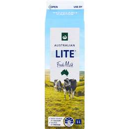 Woolworths Lite Milk 1l | Woolworths