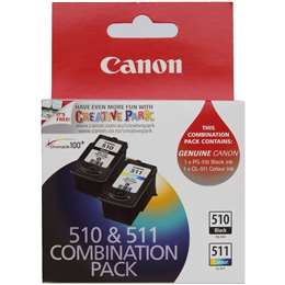 Canon Printer Ink 510 & 511 2 Pack