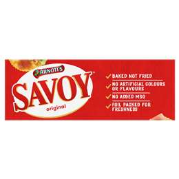 Arnott's Savoy Original Crackers